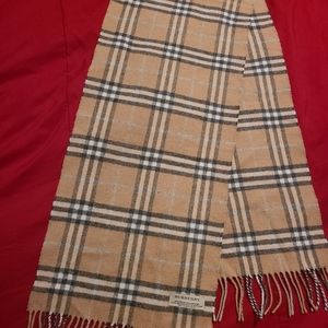 Vintage Wool/Cashmere Burberry Scarf